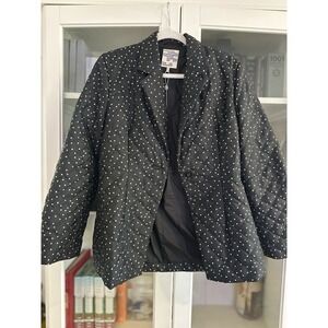 Baum Und Pferdgarten‎ Bente Dot Quilted Blazer Jacket Size 40 (US 10)